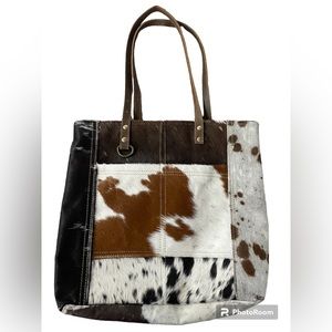 Myra cowhide shoulder bag